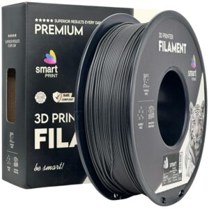 3D Plastikas - Filamentas PLA Fiber Black | 1.75 mm, 1 kg | SPrint