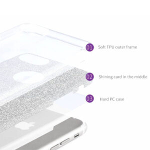 Shining Case skirtas Apple iPhone 14 PRO MAX Różowy - Image 3