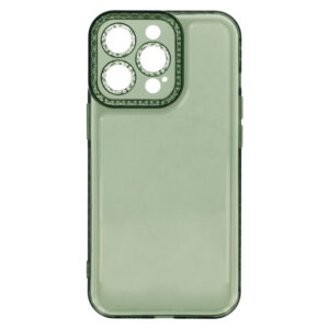 Crystal Diamond 2mm Case skirtas Apple iPhone 13 Pro Max žalios spalvos - Image 4