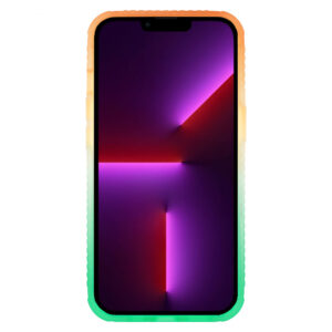 IDEAR Case W15 skirtas Apple iPhone 14 Plus oranžinės spalvos-mėtų spalvos - Image 4