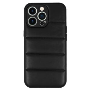 Leather 3D Case skirtas Apple iPhone 14 Pro raštas 2 juodos spalvos - Image 2