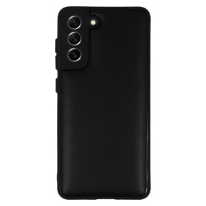 Leather 3D Case skirtas Samsung Galaxy S21 FE raštas 1 juodos spalvos - Image 2