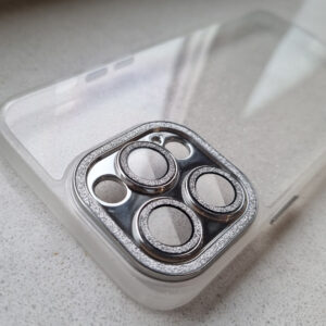 Liquid Glitter Camera Case skirtas Apple iPhone 13 Pro Max skaidrus - Image 7