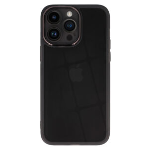 Protective Lens Case skirtas Tecno Spark 10/10C juodos spalvos skaidrus - Image 2