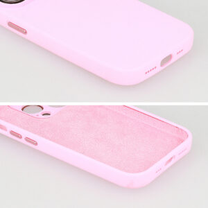 Tel Protect Lichi Soft Case skirtas Apple iPhone 12 rožinės spalvos - Image 4