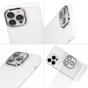 Protective Lens Case skirtas Samsung Galaxy S24 baltos spalvos skaidrus - Image 4
