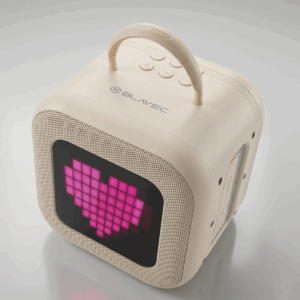 Blavec nešiojama kolonėlė Bluetooth WS-09 Karaoke Fun - 10W su 2 mikrofonais (WS09-2MBE) gelsvos spalvos - Image 4