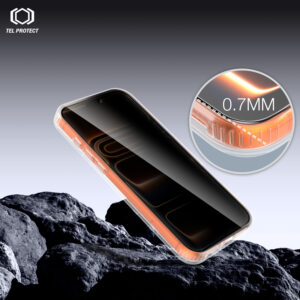 Grūdintas stiklas Tel Protect Dust-Free Easy Fit Privacy Titan skirtas Samsung Galaxy S26 Ultra black (with fingerprint unlock) - Image 7
