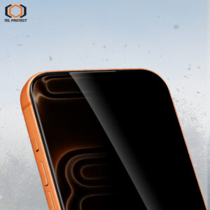 Grūdintas stiklas Tel Protect Dust-Free Easy Fit Privacy Full Glue 6D skirtas Apple iPhone 16 Pro Max black - Image 7