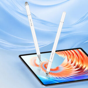 Blavec pasyvus rašiklis Pen Stylus BPS-01 universalus  3in1 (BPS01-UW) baltos spalvos - Image 5