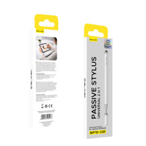 Blavec pasyvus rašiklis Pen Stylus BPS-02 universalus  2in1 (BPS02-UW) baltos spalvos - Image 7