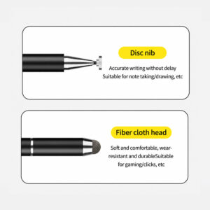 Blavec pasyvus rašiklis Pen Stylus BPS-02 universalus  2in1 (BPS02-UB) juodos spalvos - Image 3