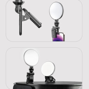 Blavec Selfie Ring lamp Aura Mini LED P-60 clip (LPP60-KLB) black - Image 2