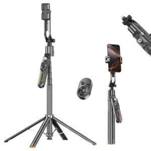 Blavec Selfie Stick Aluminium Move AI Q-01 Auto pop tripod + remote control 1,80 metres (SSAQ01-APTRB180) black - Image 2