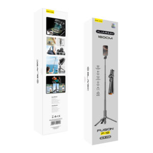 Blavec Selfie Stick Aluminium Fusion P-12 Magsafe Auto pop tripod + remote control 1,60 metres (SSFP12-MTRAPB160) black - Image 9