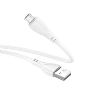 Borofone Cable BX121 Energy - USB to Micro USB - 2,4A 1 metre white - Image 2