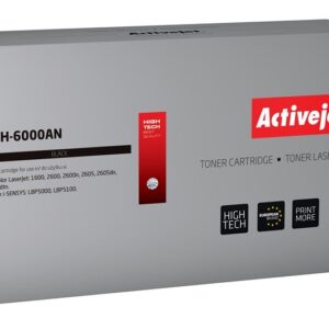 Activejet ATH-6000AN (vietoj HP 124A Q6000A, Canon CRG-707B; Premium; 2500 puslapių; juodas)