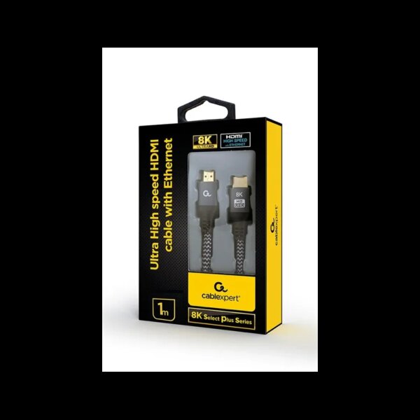 gembird-cablexpert-ultra-high-speed-hdmi-cable-with-ethernet-8k-select-plus-series-kabelis-black-1-m