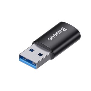 Baseus Ingenuity Mini OTG Adapter From USB-C to USB-A juodos spalvos - Image 2