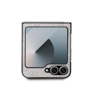 Guess PU 4G Metal Logo dėklas skirtas Samsung Galaxy Z Flip 6/7 FE rožinės spalvos - Image 2