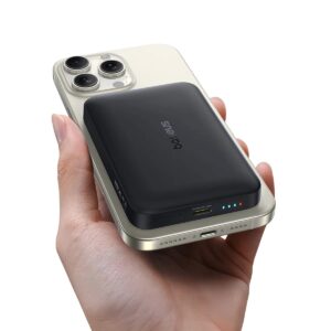 Baseus EnerFill FM11 22.5W Magnetic Powerbank 10000mAh Cosmic juodos spalvos - Image 2