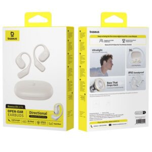 Baseus Eli 2i Fit True Wireless ausinės Starlight Off-baltos spalvos - Image 2