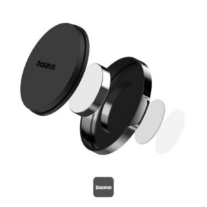 Baseus Small Ears Series Flat Magnetic Car Mount Cluster juodos spalvos - Image 2