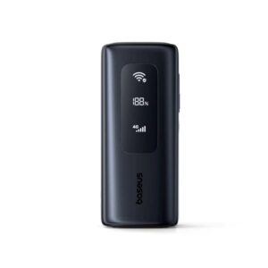 Baseus EnerGeek GX11 MiFi 67W Powerbank 20000mAh Cosmic juodos spalvos - Image 2