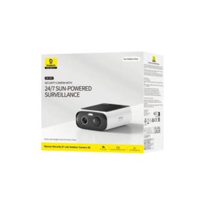 Baseus Security S1 Lite Outdoor Camera 2K baltos spalvos - Image 2