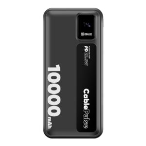 OBAL:ME CablePulse Powerbank 10000mAh 22,5W juodos spalvos