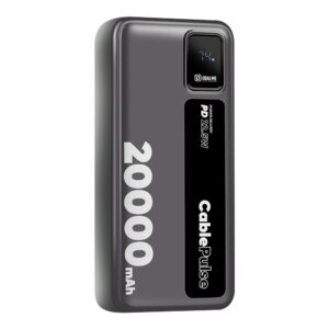 OBAL:ME CablePulse Powerbank 20000mAh 22,5W juodos spalvos - Image 2