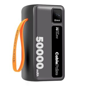 OBAL:ME CablePulse Powerbank 50000mAh 22,5W juodos spalvos - Image 2