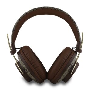 Guess PU 4G Metal Logo ENC belaidės ausinės rudos spalvos - Image 2