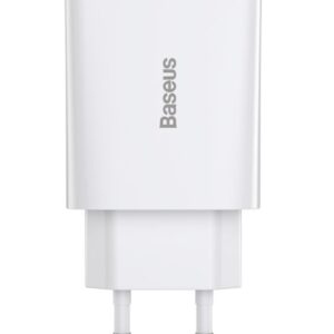 Baseus CCFS-SN02 Speed Mini Charger USB-C 20W baltos spalvos - Image 2