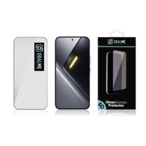 OBAL:ME 5D Apsauginis stiklas Screen Protector skirtas Xiaomi Poco X8 Pro Max Black - Image 2