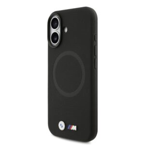 BMW M FW Metal Logo MagSafe dėklas skirtas Apple iPhone 17 Black