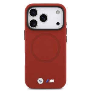 BMW M FW Metal Logo MagSafe dėklas skirtas Apple iPhone 17 Pro Red - Image 2