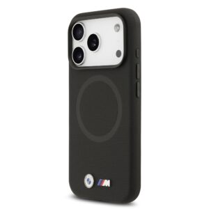 BMW M FW Metal Logo MagSafe dėklas skirtas Apple iPhone 17 Pro Max Black