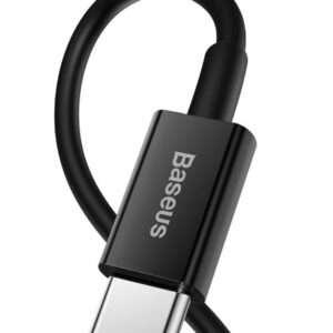 Baseus CATLYS-C01 Superior Fast Charge Cable USB-C to Lightning 20W 2m juodos spalvos - Image 2