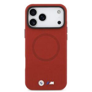 BMW M FW Metal Logo MagSafe dėklas skirtas Apple iPhone 17 Pro Max Red - Image 2