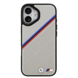 BMW M Tricolor Perforated Pattern MagSafe dėklas skirtas Apple iPhone 17 Gray - Image 2