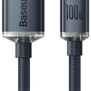 Baseus CAJY000401 Crystal Shine Series Data Cable USB - USB-C 100W 1,2m Black