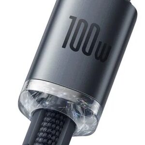 Baseus CAJY000401 Crystal Shine Series Data Cable USB - USB-C 100W 1,2m Black - Image 2