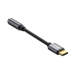 Baseus CATL54-0G USB-C Male to 3,5mm Female Adapter L54 Deep Grey