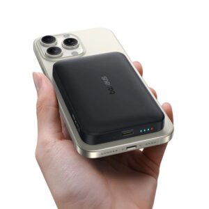 Baseus EnerFill FM11 22.5W Magnetic Powerbank 10000mAh Moon White - Image 2