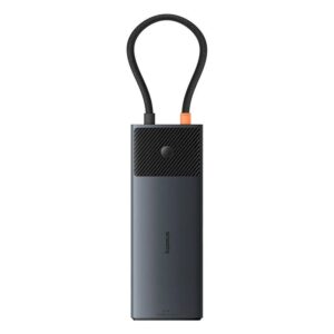 Baseus Metal Gleam II Series 10-in-1 USB-C HUB Docking Station Cosmic Black