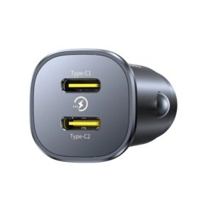 Baseus GoTrip Car Charger 2x USB-C 30W Cosmic Black - Image 2