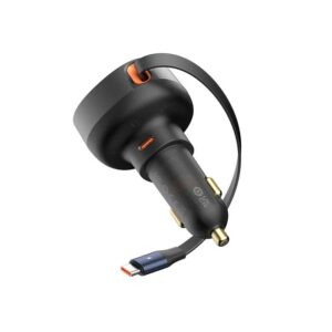 Baseus Enjoyment Pro Car Charger USB-C 60W Cluster Black