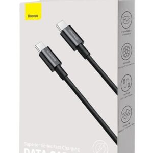 Baseus CATYS-C01 Superior Fast Charging Data Cable USB-C - USB-C 100W 2m Black