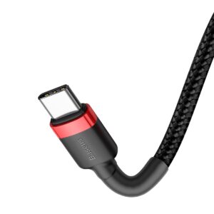 Baseus Cafule Flash Charging Data Cable USB-C - USB-C 60W 2m Red/Black